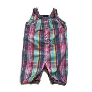 Baby: Plaid One-Piece Outfit